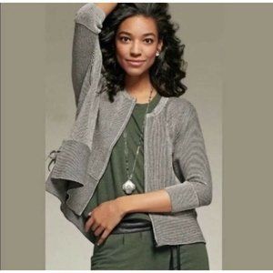 CAbi Cupid Cardi Full Zip Cardigan Size Large Boxy Oversized Style # 3526 Dolman